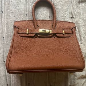 Brown Leather Handbag